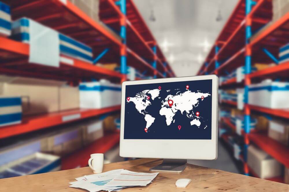 Warehouse management with ERP integration for supply chain business intelligence